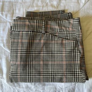 Gingham pattern pants!!